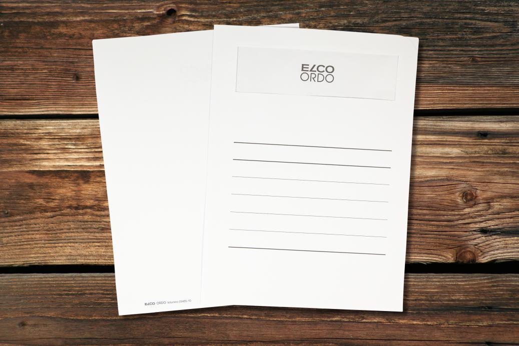 Ordnungsmappen mit Sichtfenster 231x313 mm Weiß 120 g/qm